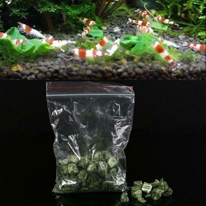 Aquarium Fish Food Freeze Dried Natural Spinach Granules for Crystal Red Shrimp
