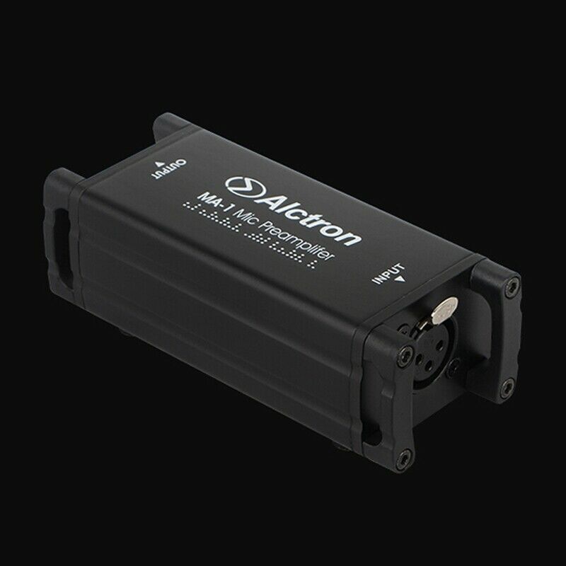 Alctron MA-1 Microphone Amplifier Dynamic/Passive Aluminum Microphone PreampliD3