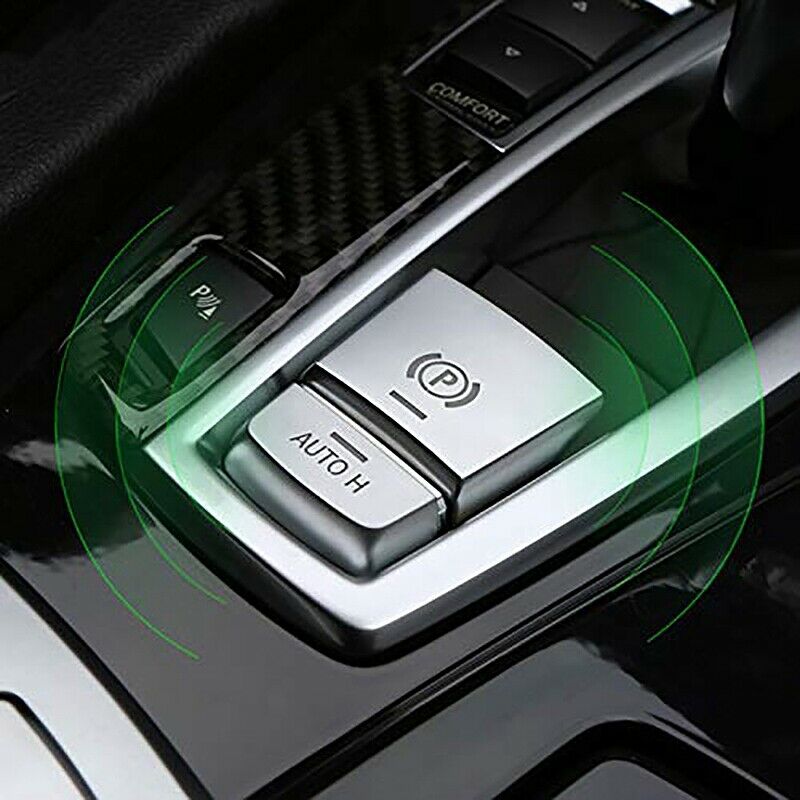 ABS Chrome Electronic Hand Brake P Button Decoration Cover for  F10 F07 F01 X3A1