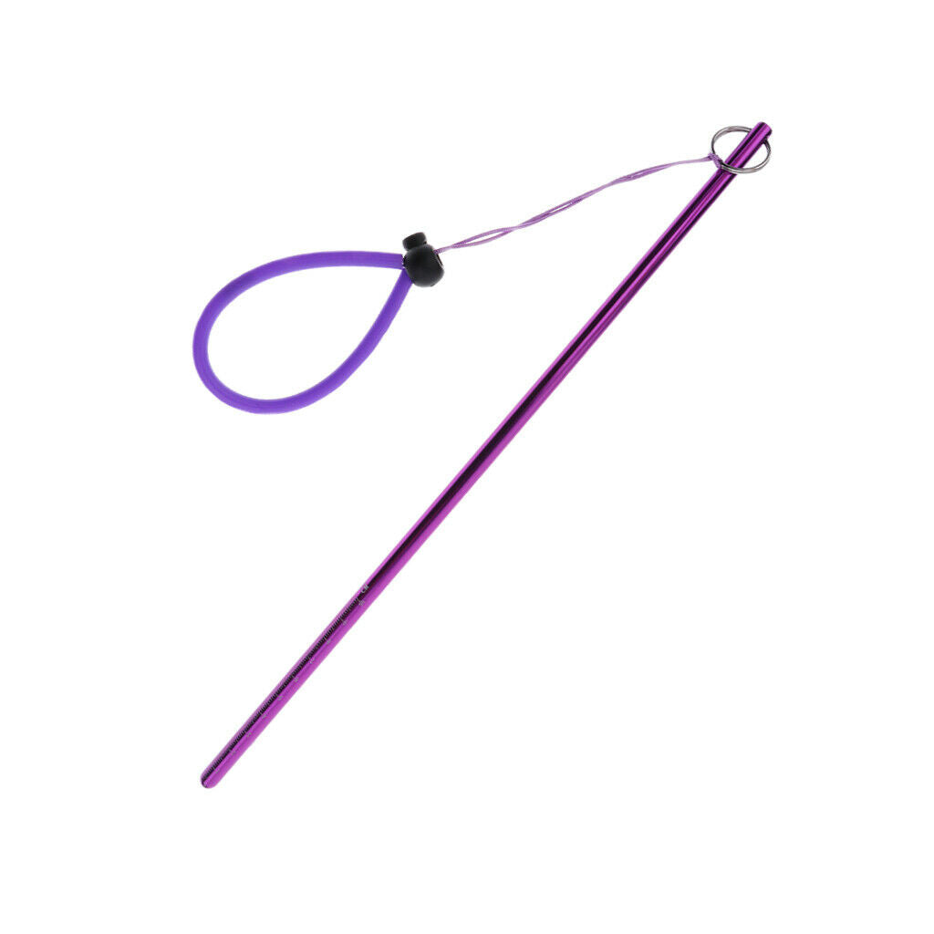 Scuba Diving Stick Pointer Rod Underwater Lobster Stick with Landyard Purple