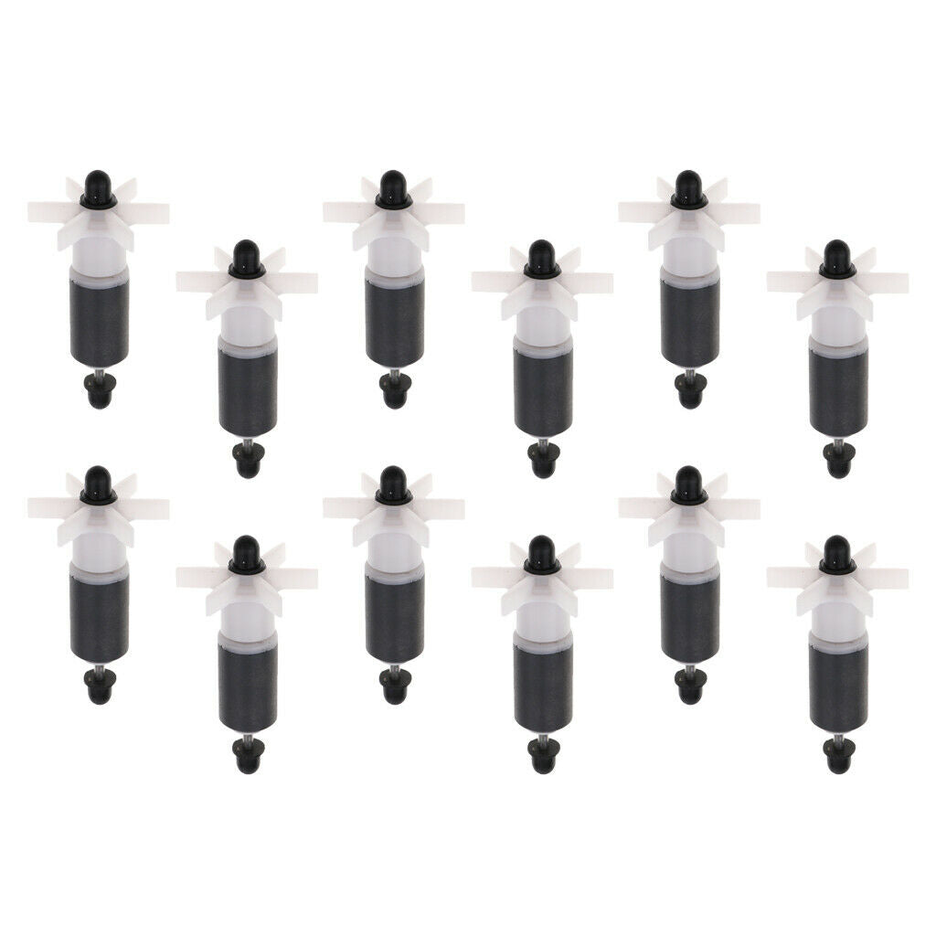 12x Aquarium Canister Motor Impeller Assembly Replacement Spare Parts Ponds