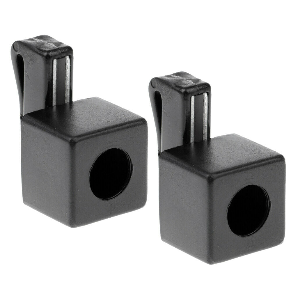 2Pcs Durable Pool Cue Chalk Holder with Belt Clip for Billiards Accessories
