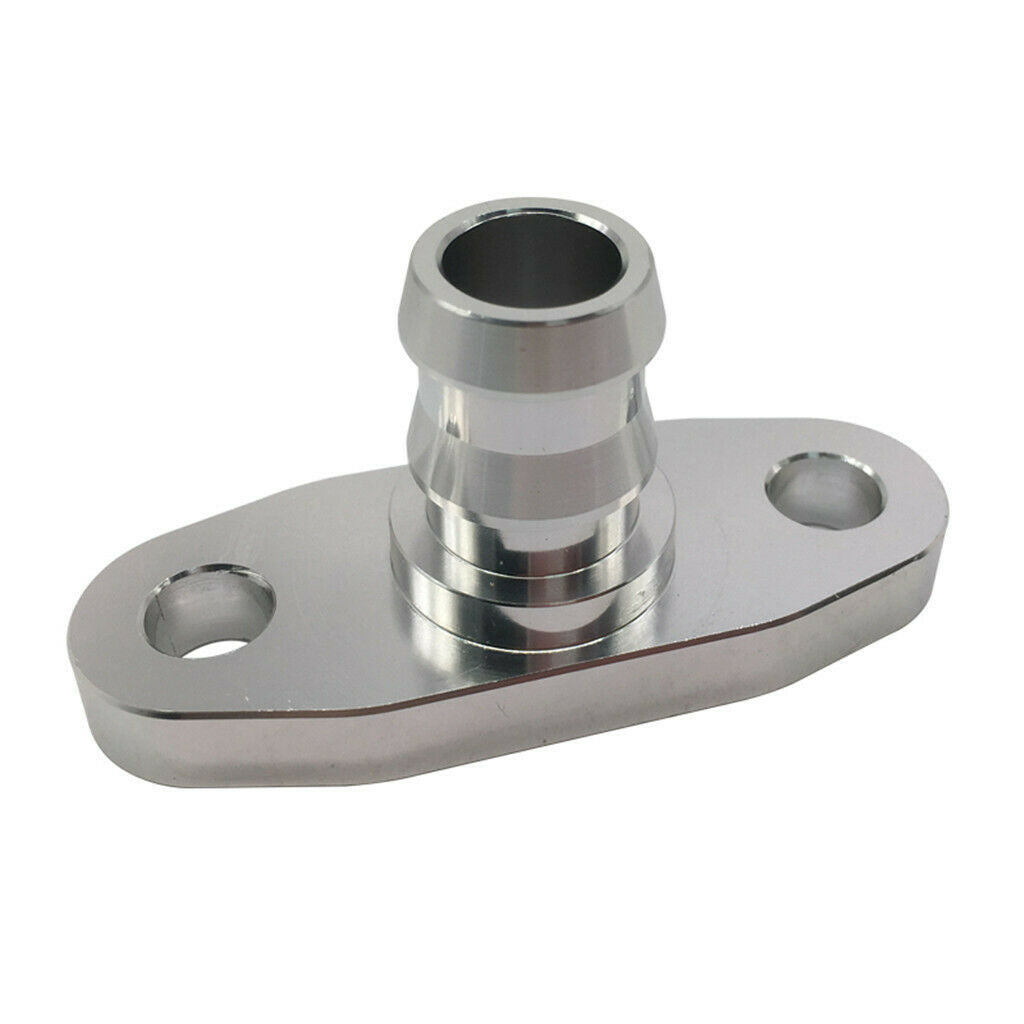 18mm Barb Garrett T3 T4 T04B Billet Aluminum Turbo Oil Drain Return Flange