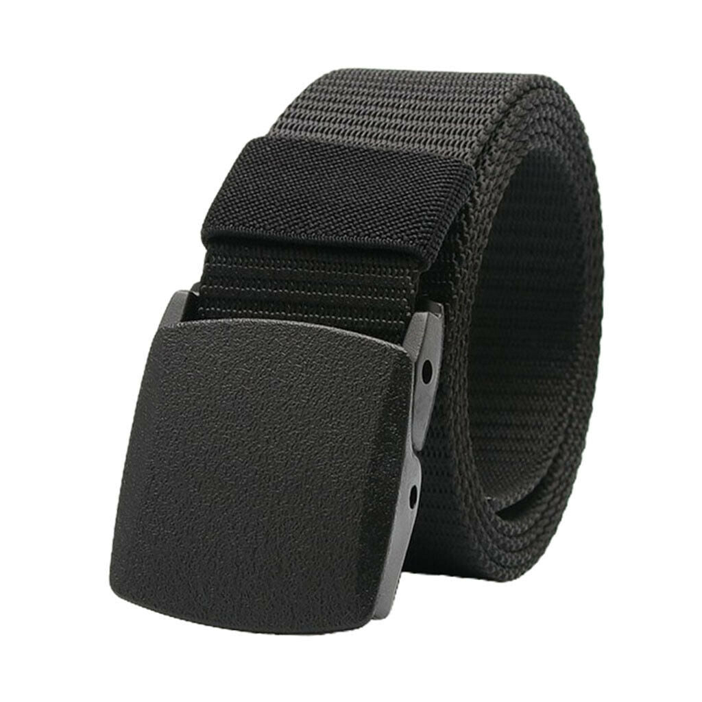 4pcs Men Women Heavy Duty Army Nylon Webbing Belt Travel Long Waistband