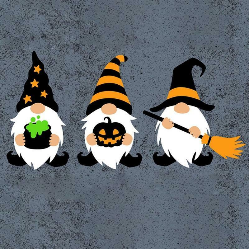 Gnomish Halloween Clear Stamps Carbon Steel Embossing Mould for Card Making
