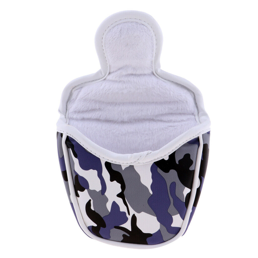 2Pcs Multi-function Golf Mallet Putter Head Cover Headcover Protector Bag Gear