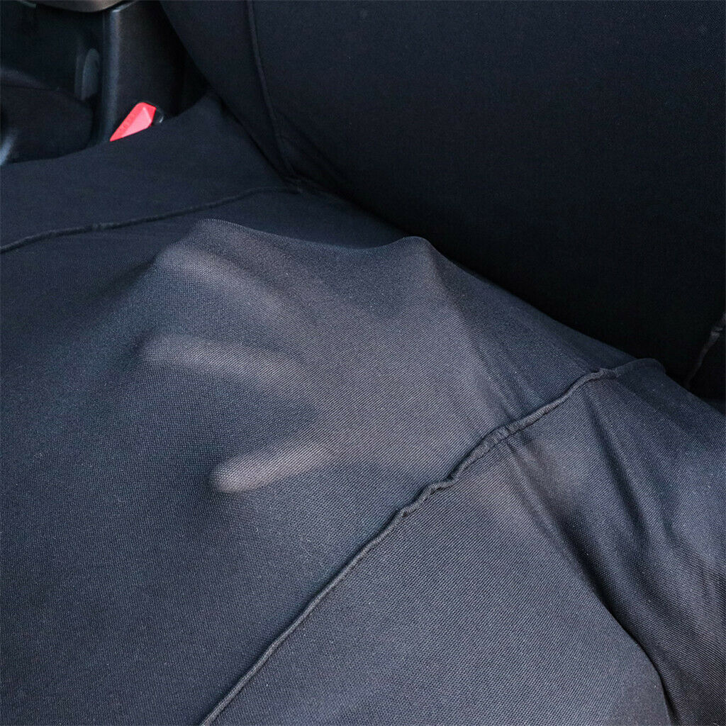 Car Seat Covers Black Complete Full Set 9pcs For Auto Vehicle Upholstery