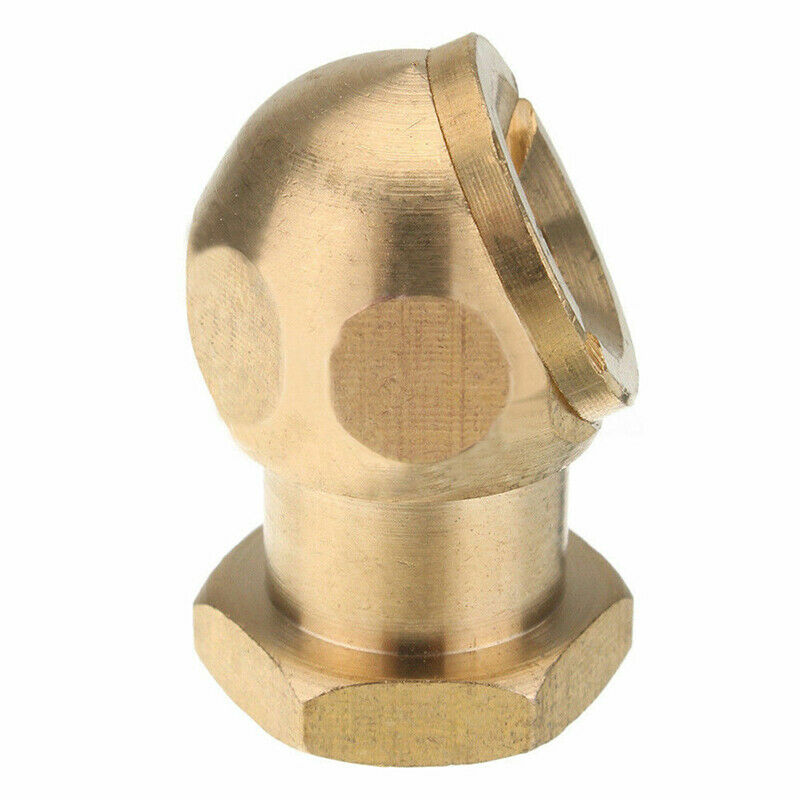 1/4" NPT Golden Tyre Inflator Valve Connector Air Chuck Ball Tire Clip Lo.l8