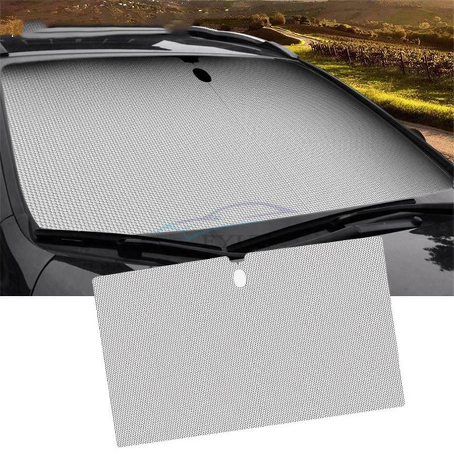 130 x 70CM Foldable Car Aluminum Foil Front Windshield Sun Visor For Hatchback