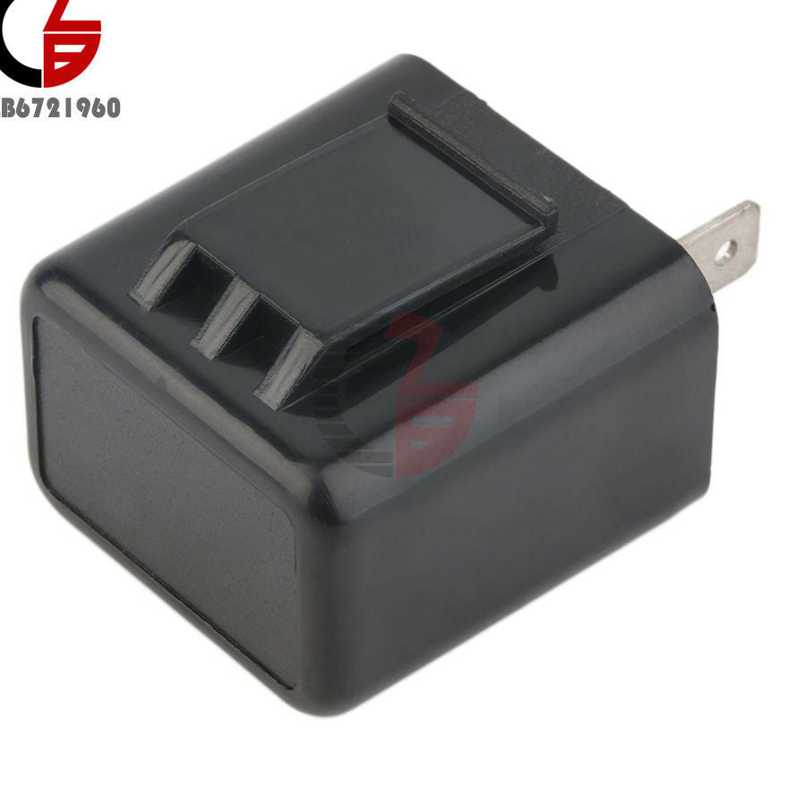 12V 2 Pin Motorcycle Blinker Adjustable Flasher LED Relay Turn Signal Indicator