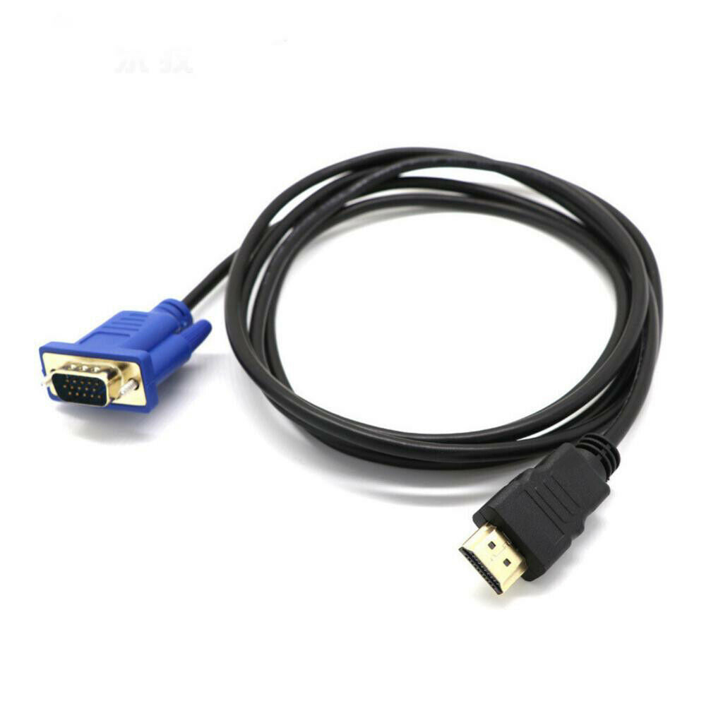 3ft/1m HDMI Male to VGA Male Video Converter Adapter Cable Cord 1080P 340MHz