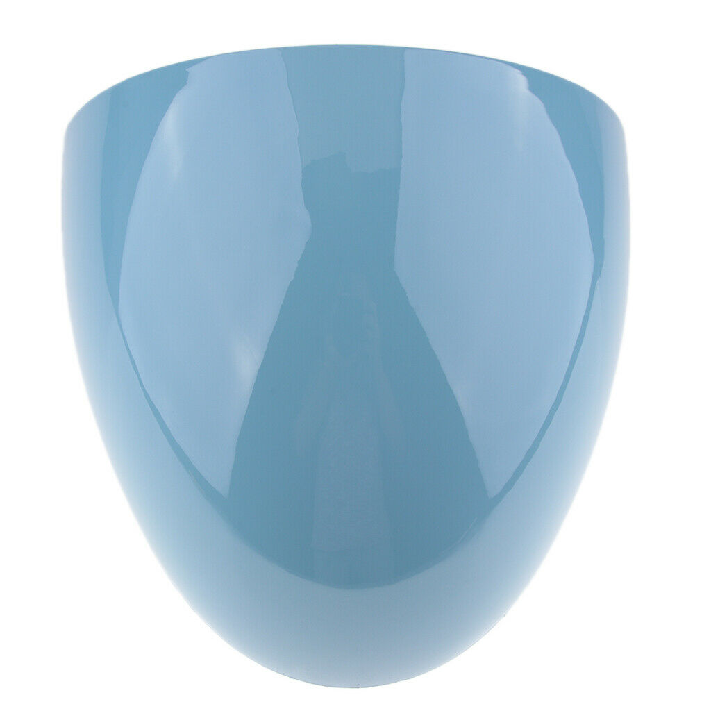 2 Pieces Motorcycle ABS Rear Seat Cowl Cover for Cafe Racer Blue+Red