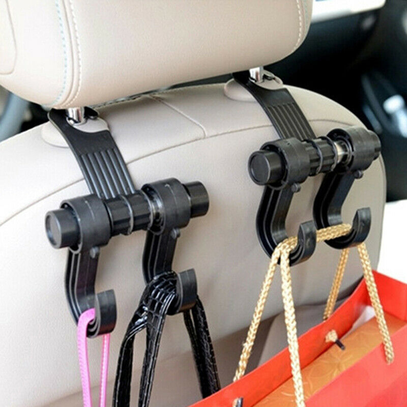 Auto Car Back Seat Headrest Hanger Holder Hooks Clips For Bag Purse GroceryBDAU