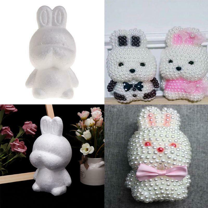 Modeling Rabbit White Polystyrene Foam Balls Styrofoam Crafts For DIY Christmas