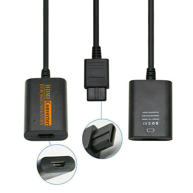HDMI HD Converter Adapter Cable For Nintendo 64/SNES/NGC/SFC Gamecube Console