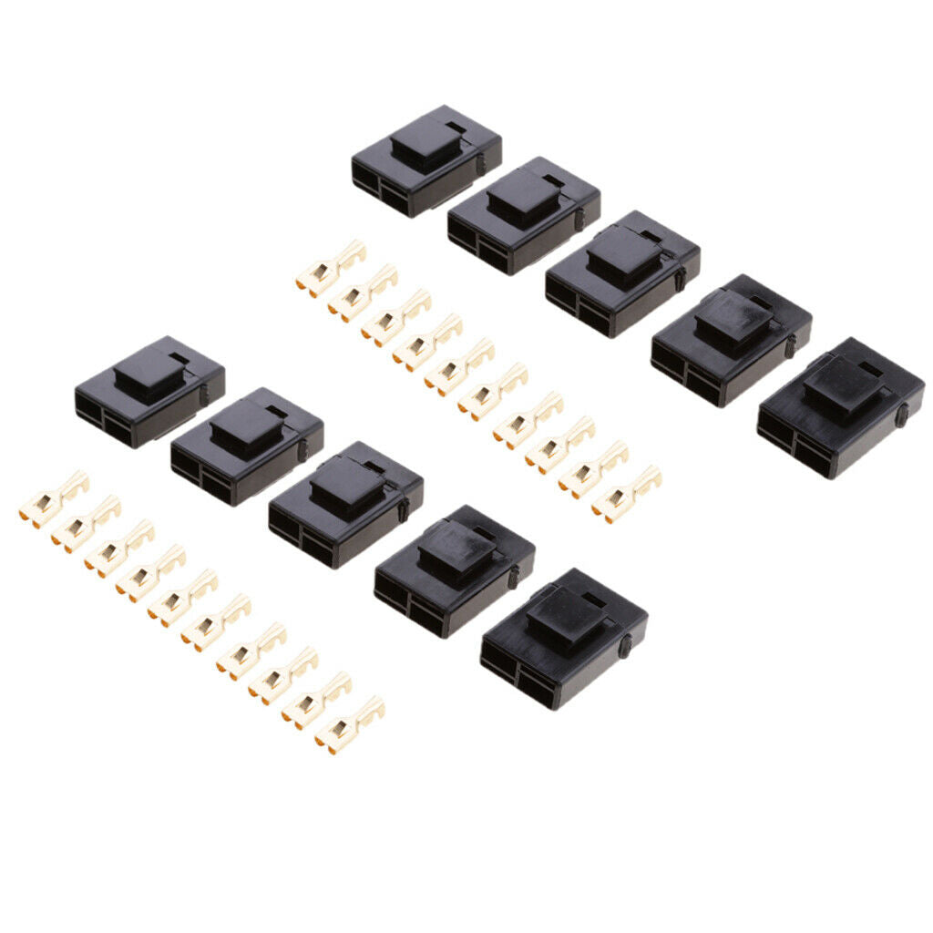 10 Pieces Auto Car Boat Truck Blade ATC Fuse Holder Seat Cover Terminals