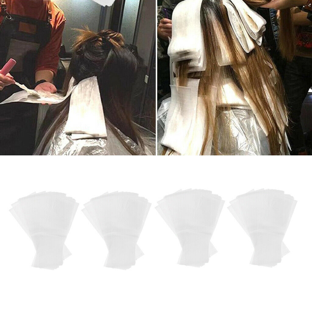 200Pcs Professional Hair Color Separating Paper Styling Dyeing Sheets Tool