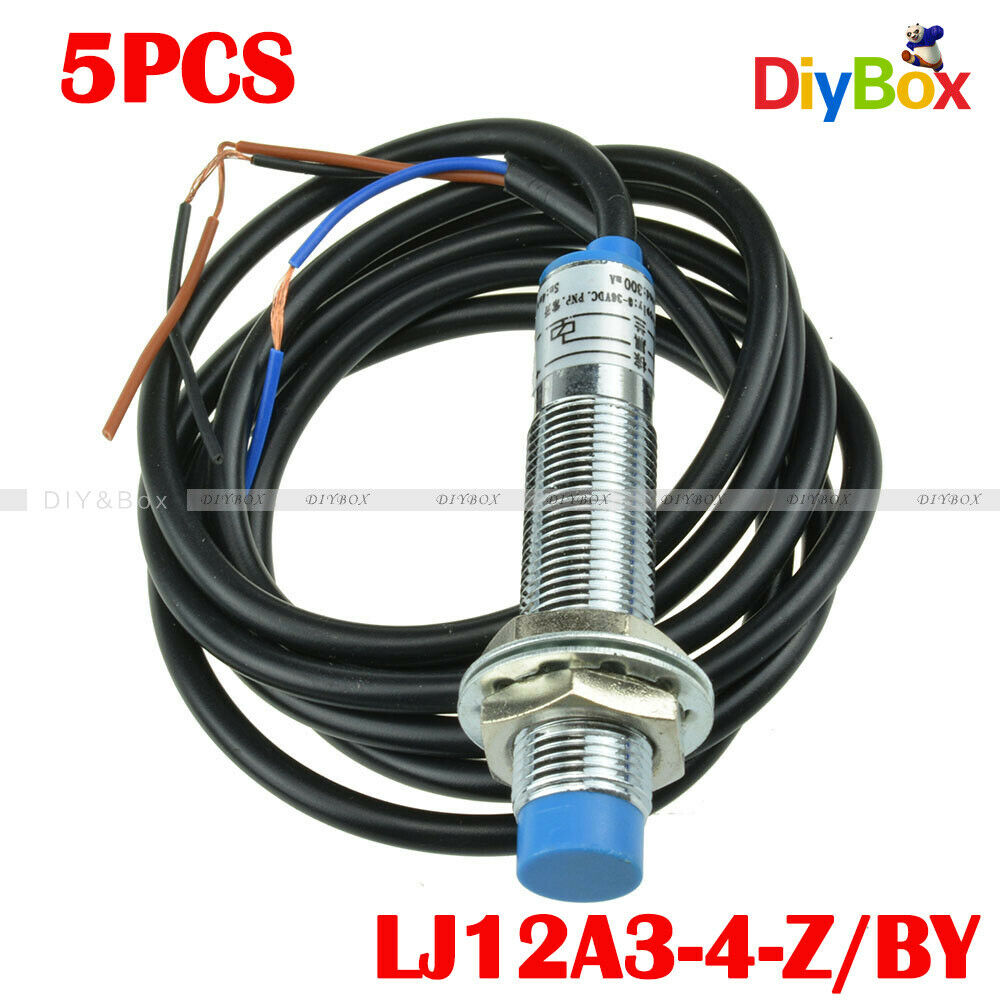 [5PCS] DC 6V-36V LJ12A3-4-Z/BY Inductive Proximity Sensor Switch PNP