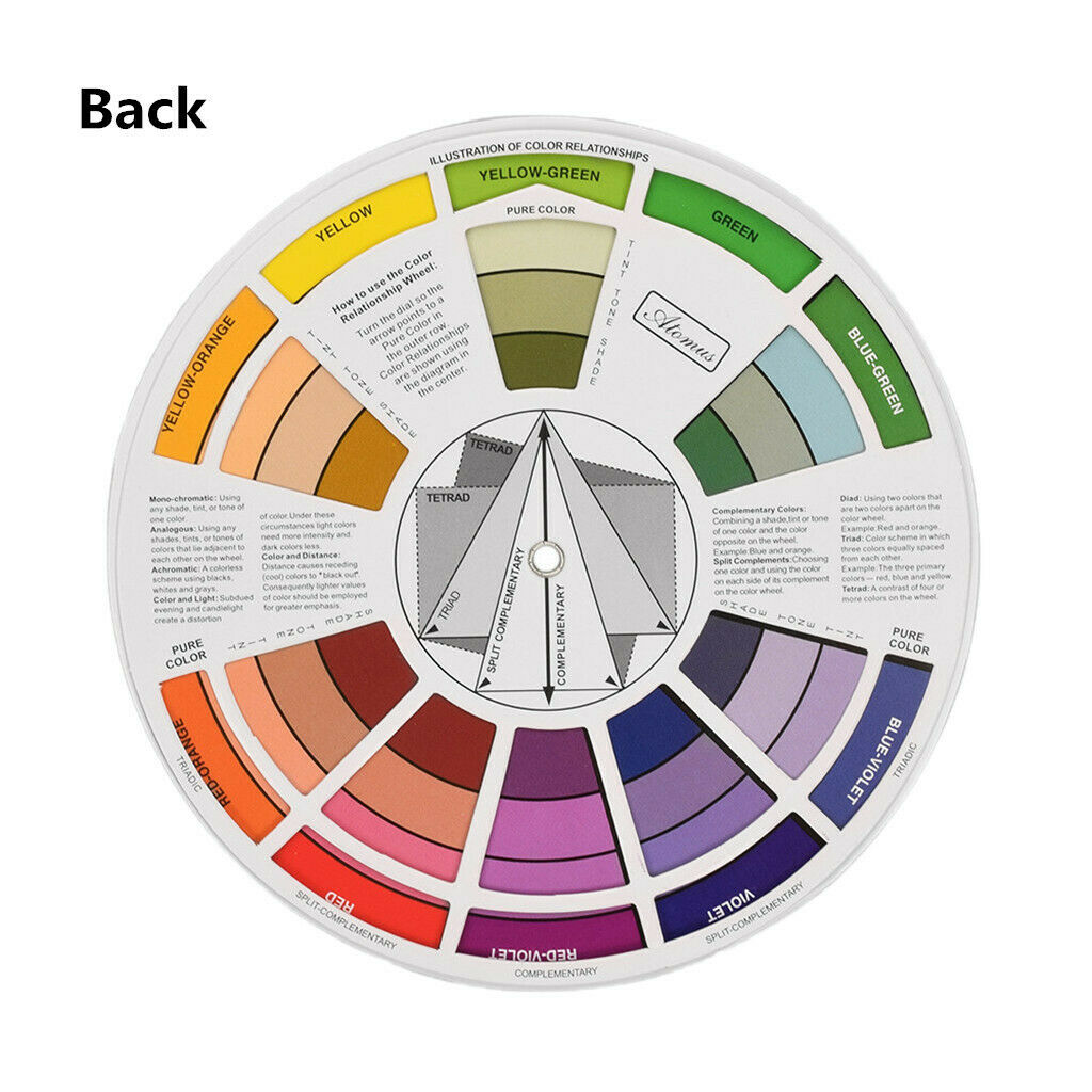 Double Sided Makeup Color Matching Mixing Guide Plate For Permanent Makeup