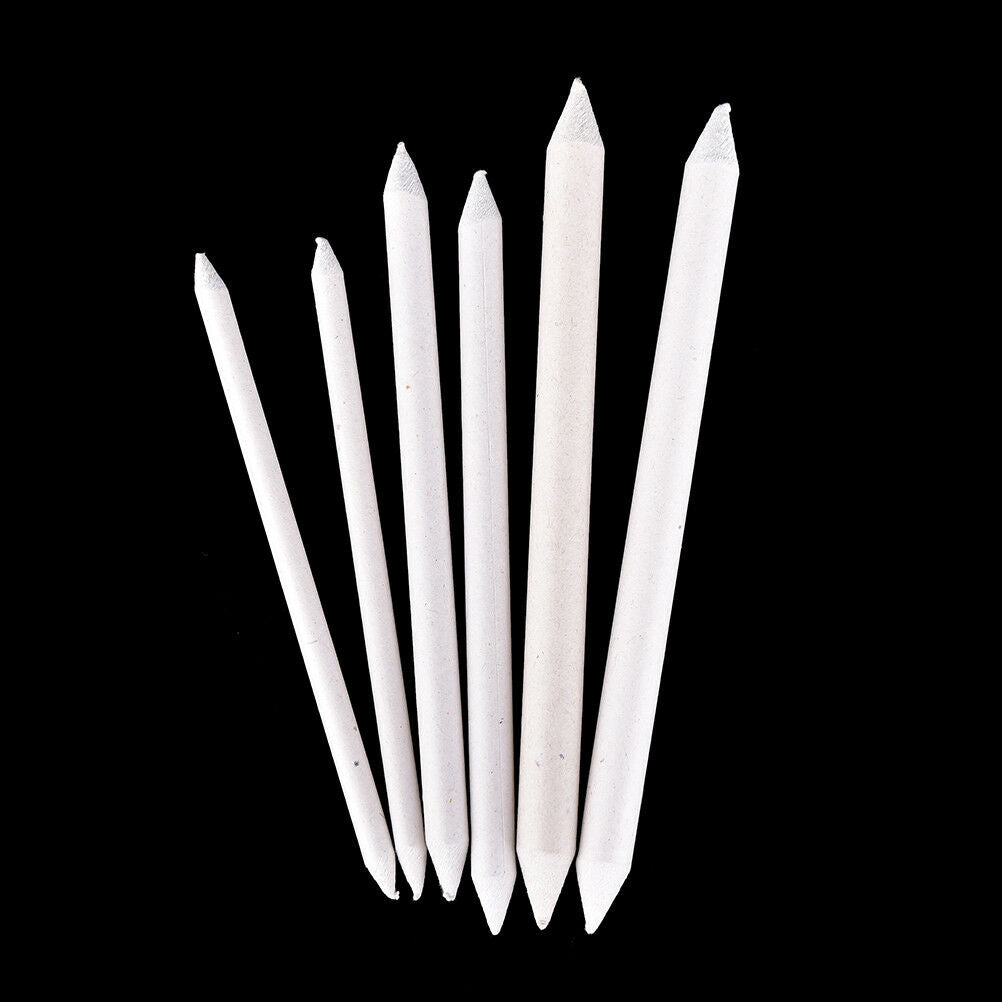 6PCS New Blending Smudge Tortillon Stump Sketch 6 Sizes ArtDrawingToolPast.l8