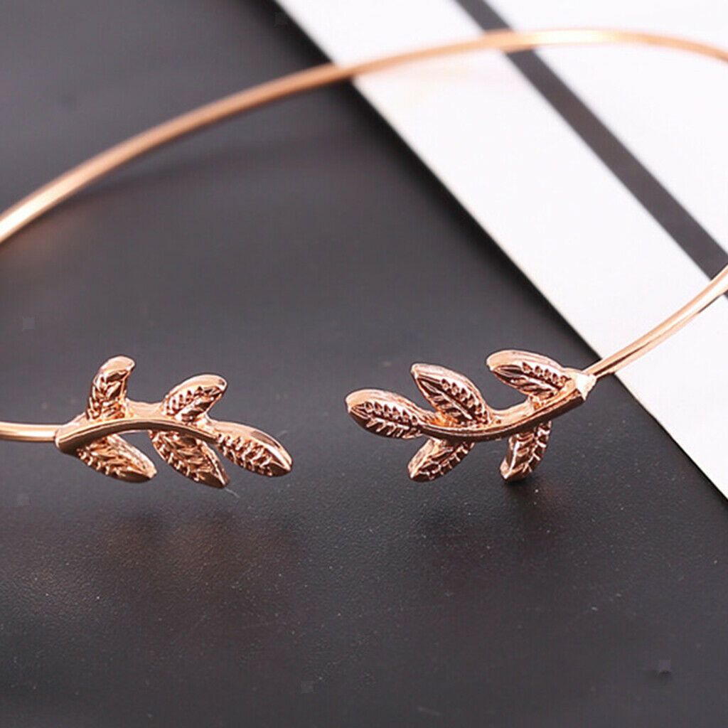 2x Boho Open Cuff Bracelet Adjustable Skinny Wire Bangle Women Jewelry