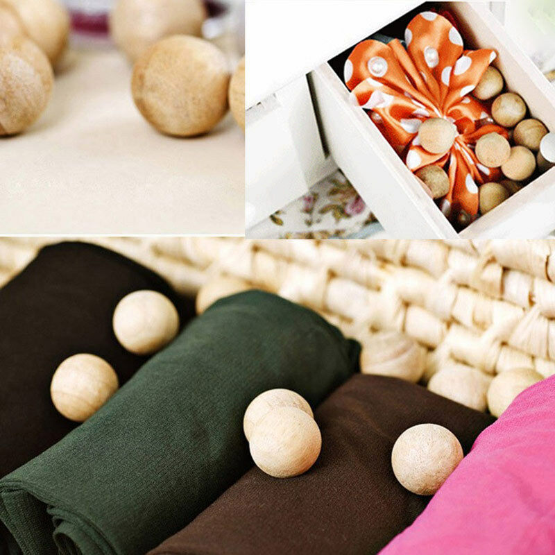 10 Natural Wardrobe Clothing Cedar Wood Moth Balls Cedarwood Chips Bug Repellant