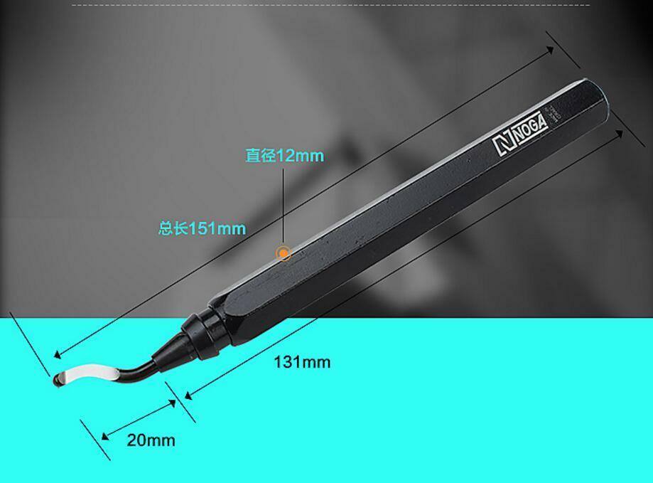 1PCS For Deburring EDGE TRIMMER Metal clip Tool 12mm hexagonal painted handle