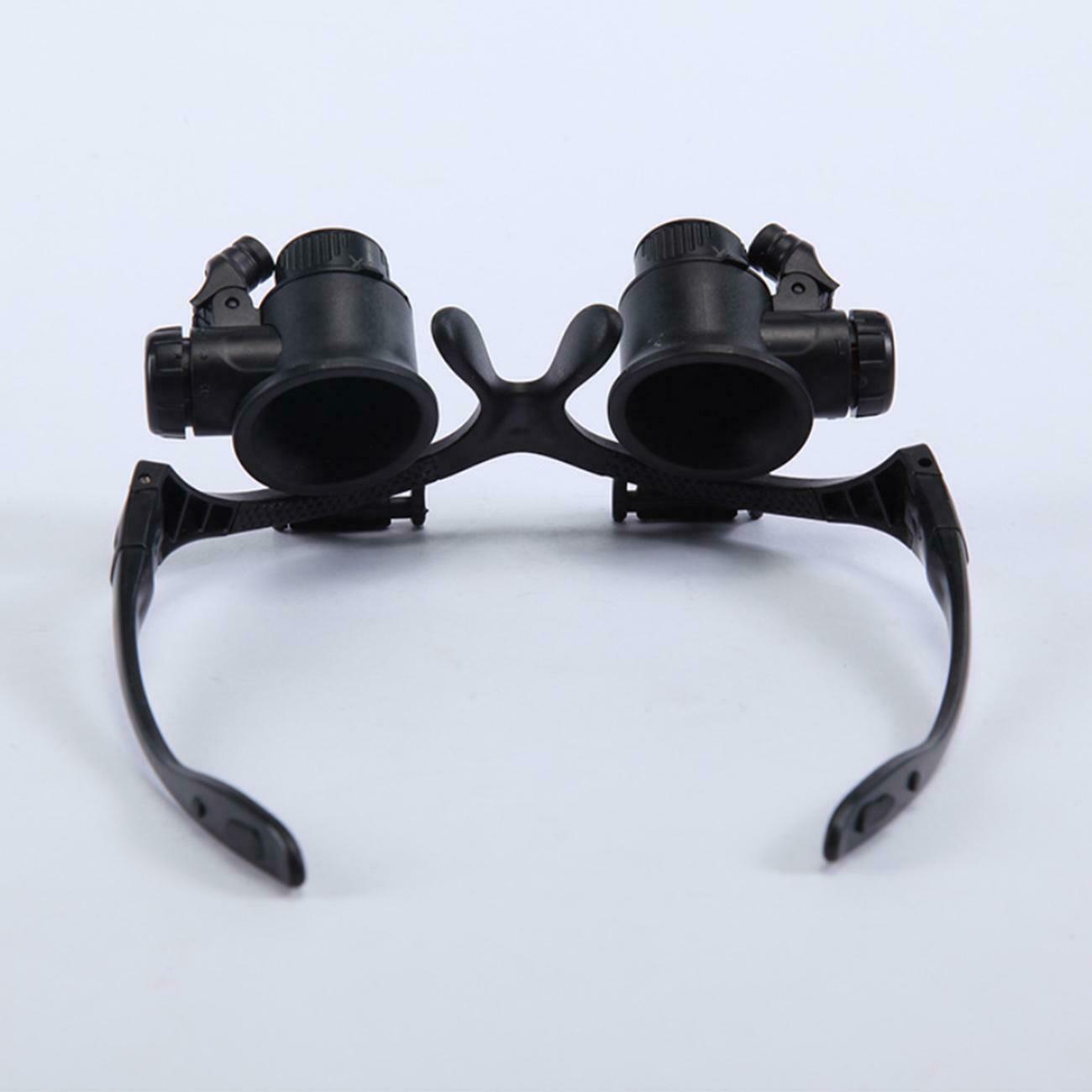 10/15/20/25X LED Eye Jeweler Watch Repair Magnifying Glasses Magnifier Loupe New