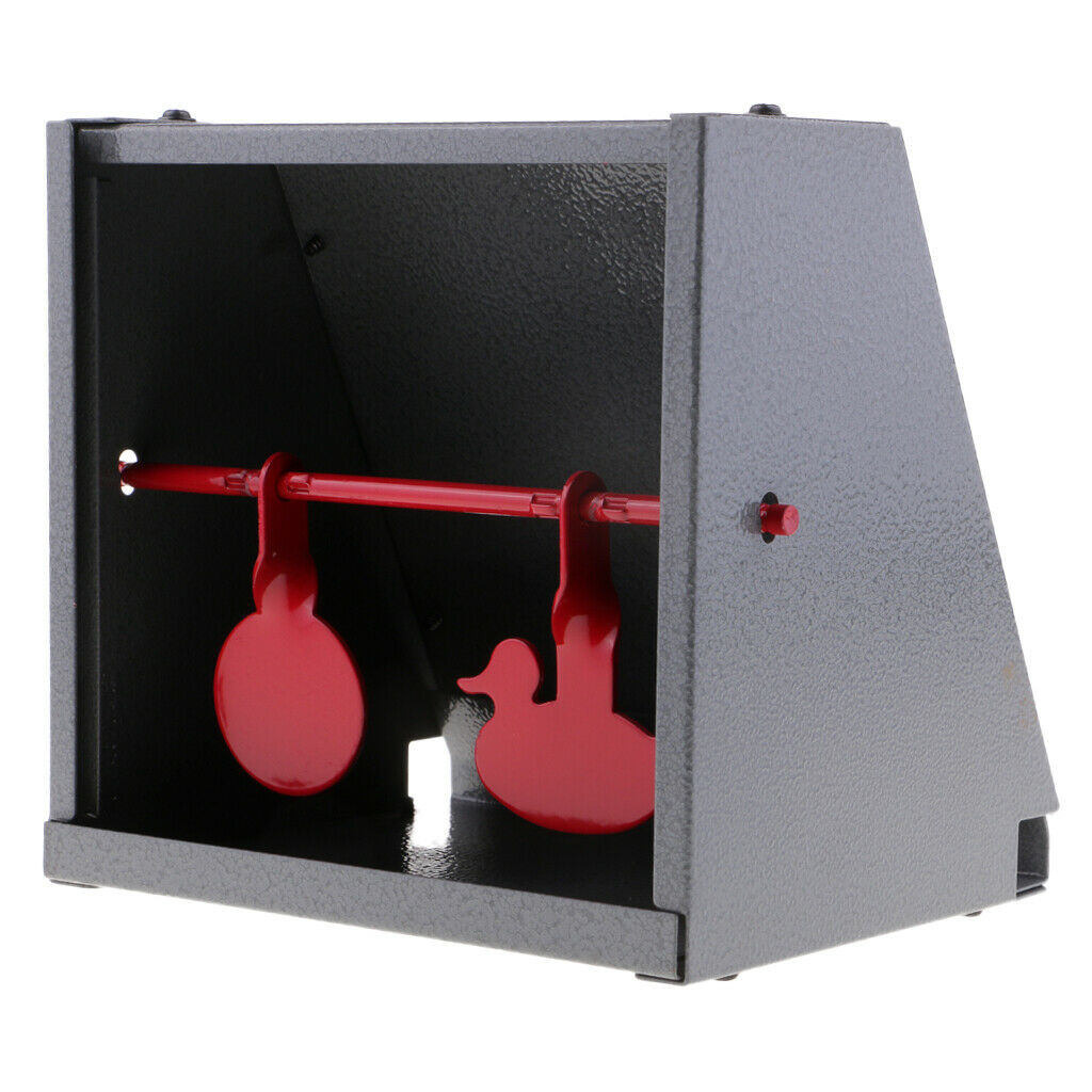 Integrated Shooting Target with Pellet Trap Catcher Black for Shooting Training