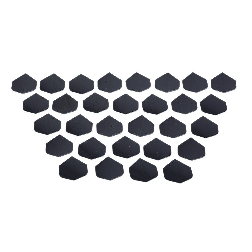 30 Pcs/lot High Quality Simple Pure Black Dart Flights for Outdoor Sport.l8