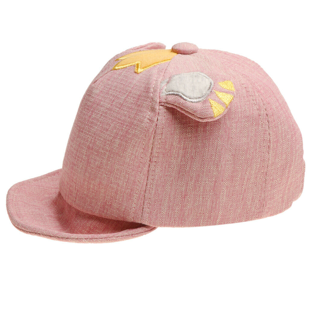Baby Boys Girls Children Infant Hat Peaked Hats Beret Kids   Pink