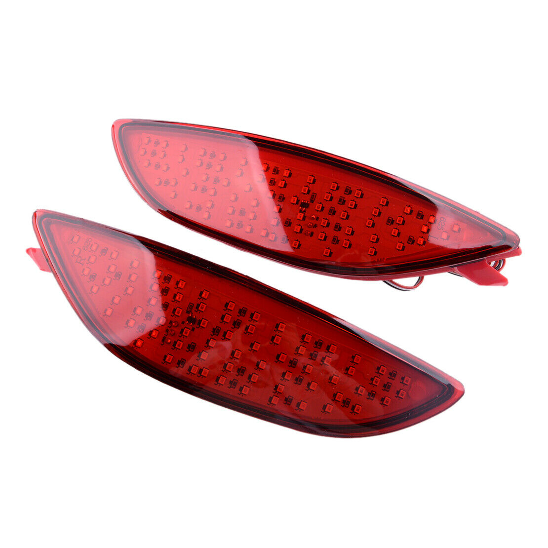 2x Rear Bumper Reflector Brake Light Lamp Fit For Hyundai Accent Verna 2008-2015
