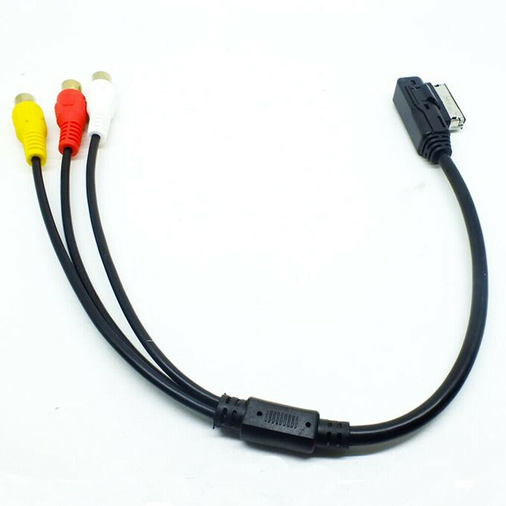 Car Audio Input Cable Adapter AMI to RCA Wire for Audi A3\A4\A5\A6\A8\Q5\Q7
