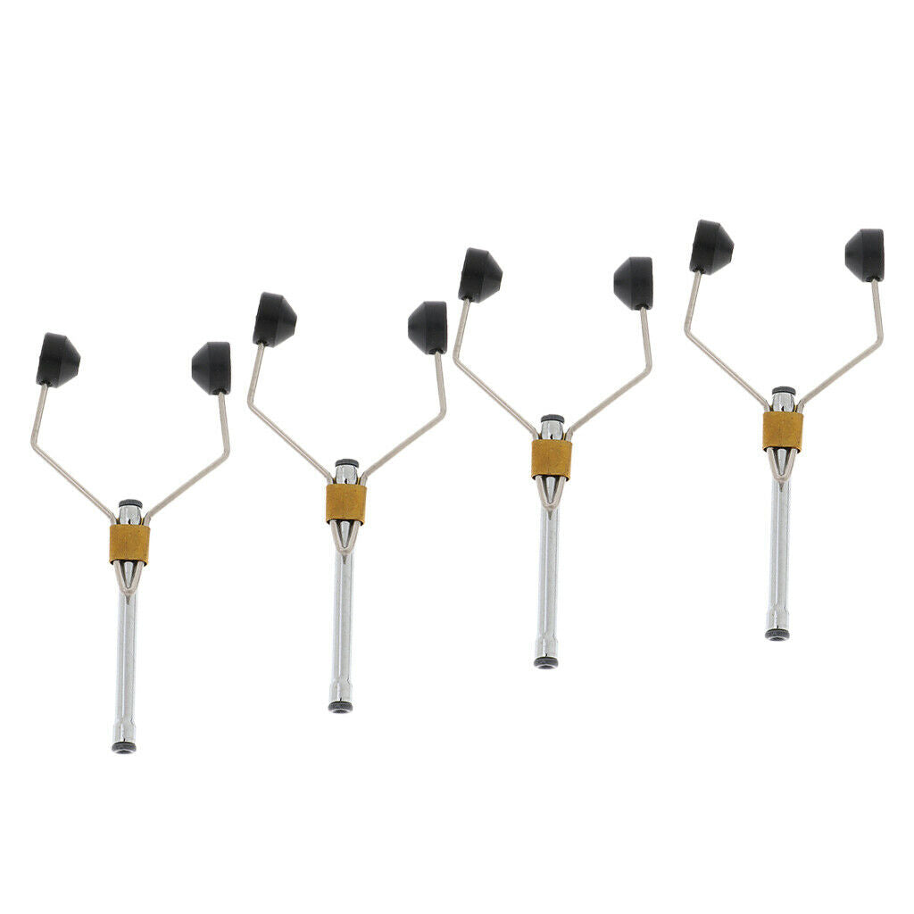 4pcs Fly Tying Tools Materials Ceramic Coils Thread Holder Black Fishing