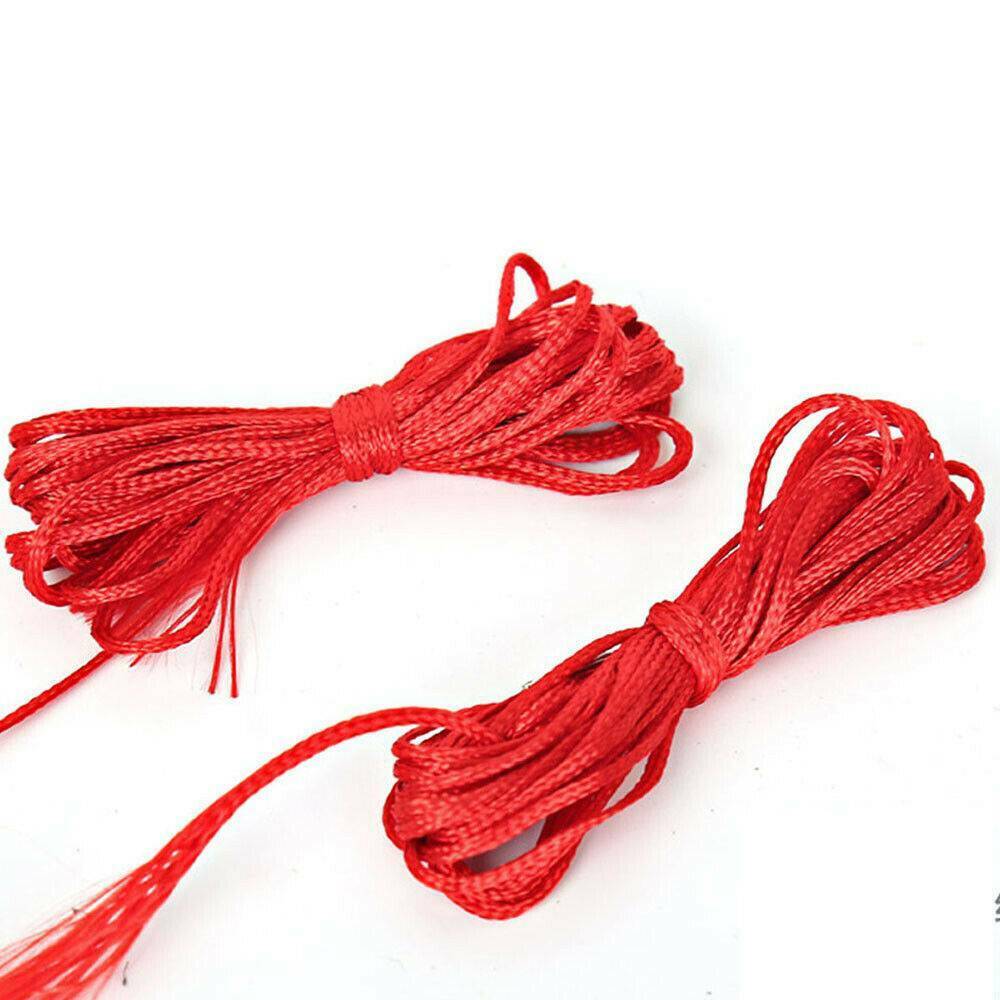 Car Black Red 38cm DIY PU Leather Auto Steering Wheel Cover With Needles&Thread