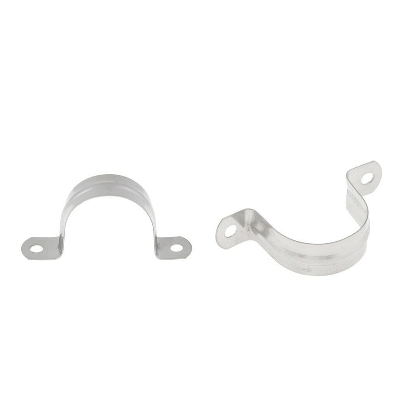 2 Pcs Universal 304 Stainless Steel Saddle Clamp Seat Post Clamp Ring, Î¦ 40mm