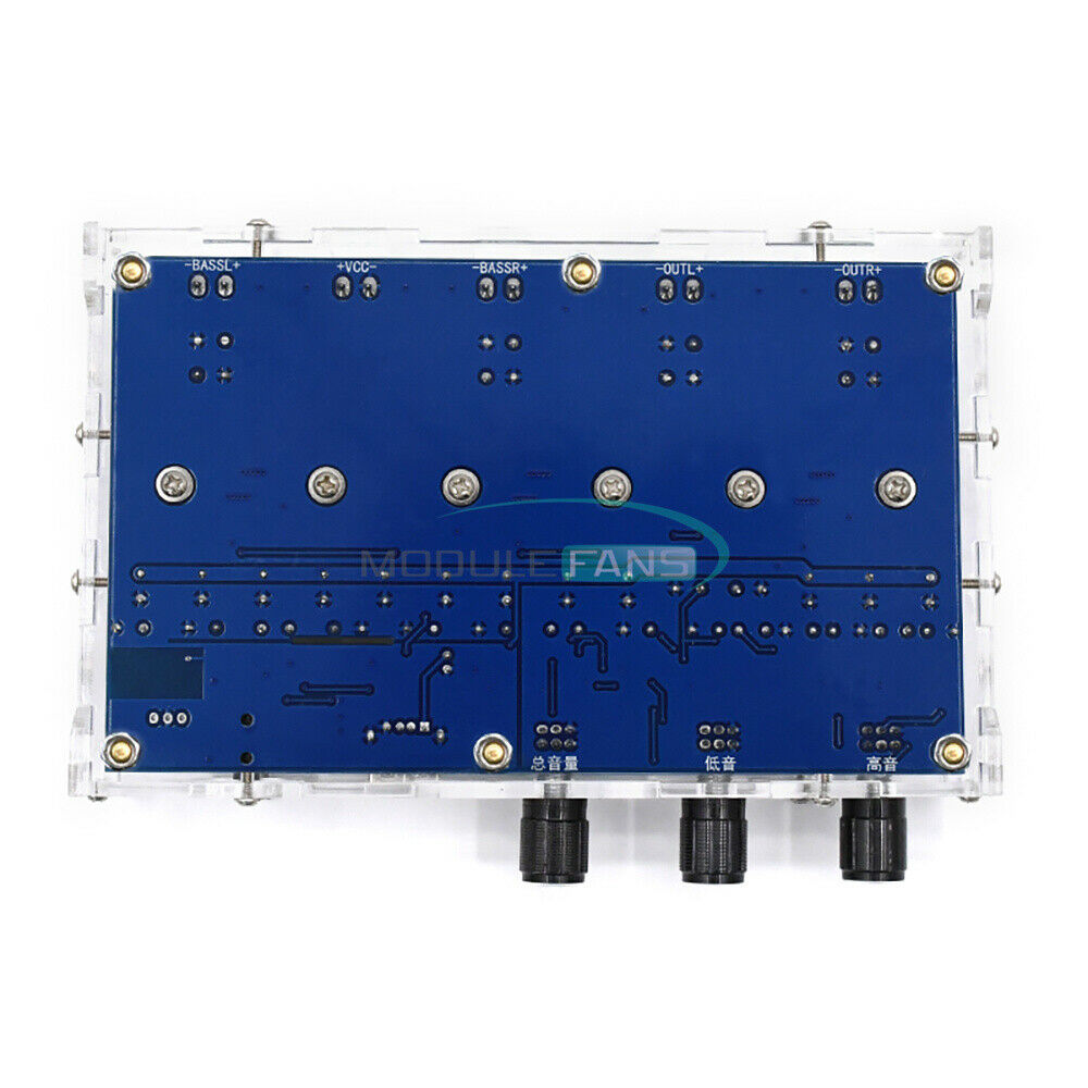 Bluetooth 5.0 Digital TPA3116D2 2X100W+2X50W Dual Audio Receiver Amplifier Board