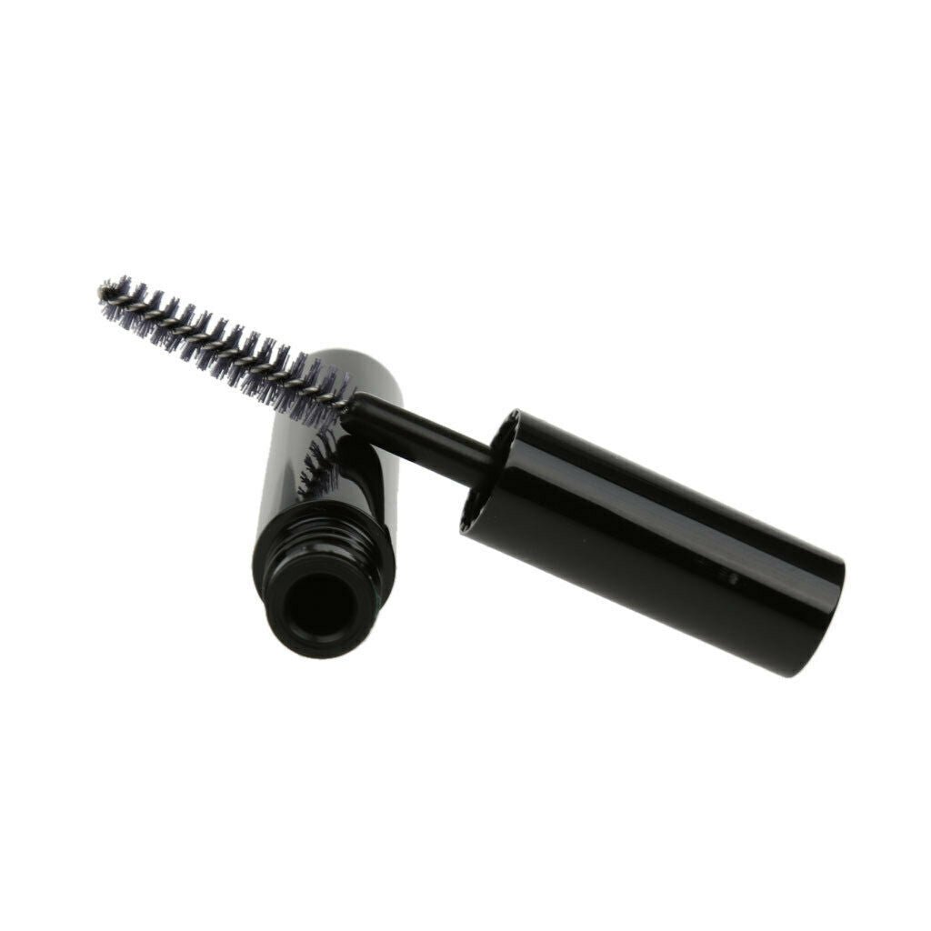 6 Pieces 4ML Empty Mascara Eyelash Growth Bottle Lip Gloss Liquid Tube Black
