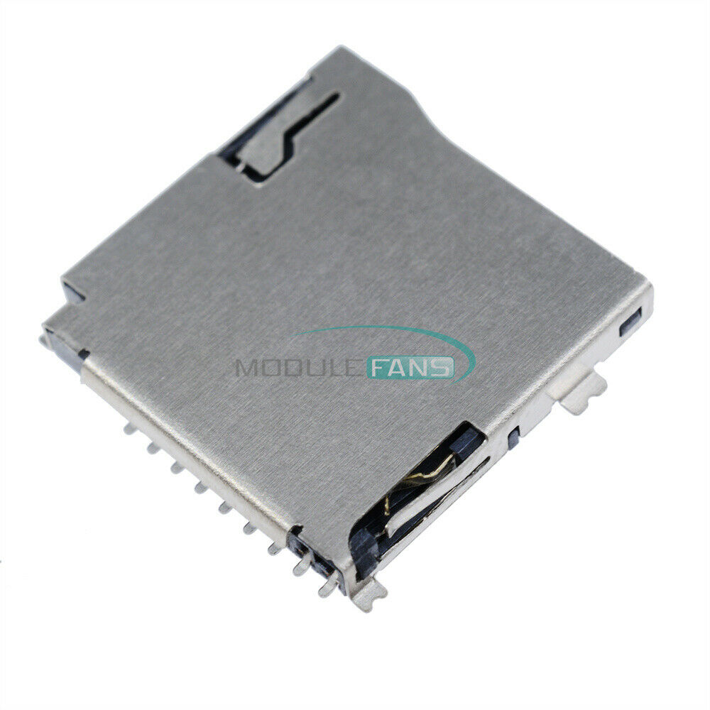 10PCS SD TF Micro Memory Card Self-eject Socket Adapter Plug TransFlash