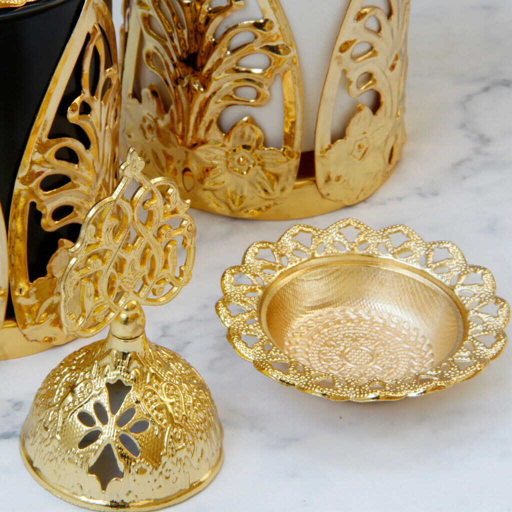 2Pcs Ceramic Porcelain Incense Burner Decorative Holder for Home Ornament