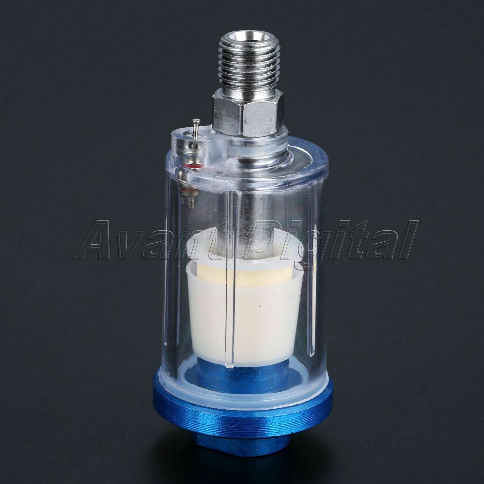 Gravity Feed Spray Gun Air Line Mini Filter & Regulator Paint Primer Metal Flake