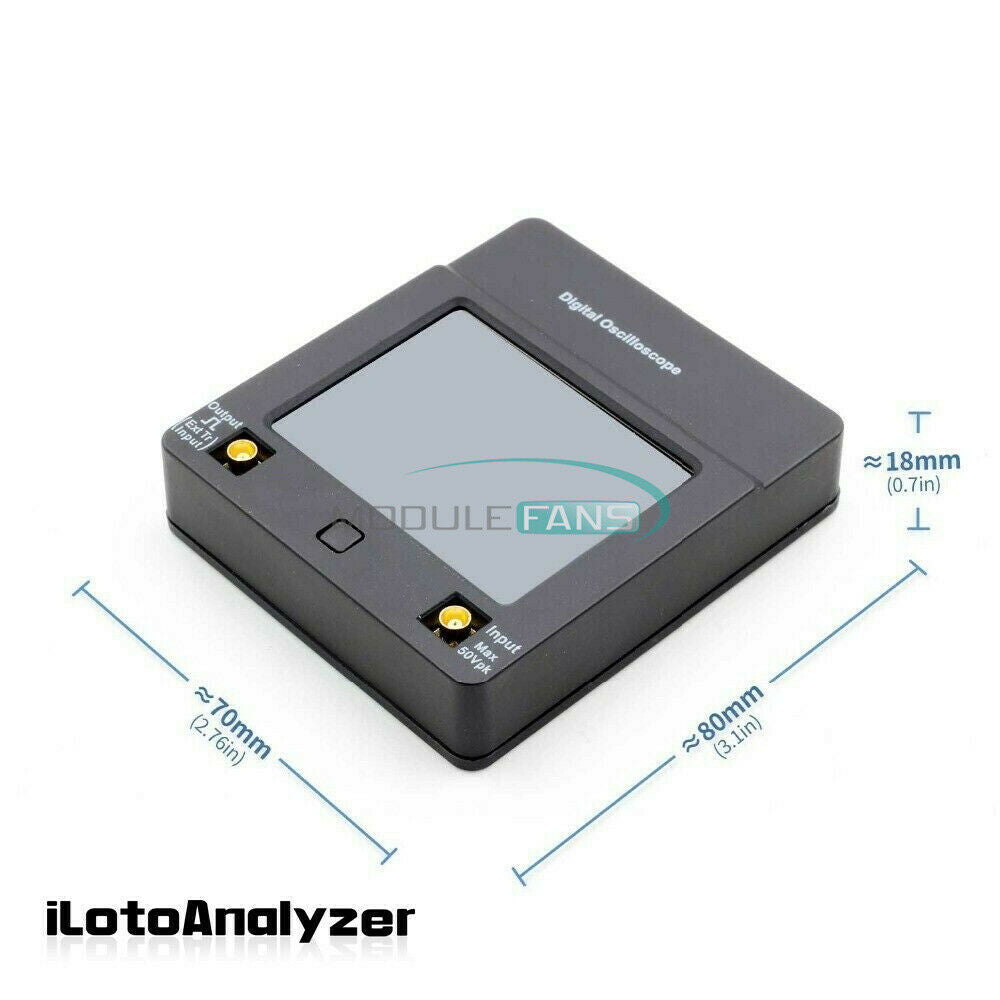 Mini Handheld Oscilloscope DSO112A 2MHz Touch Screen 2.4inch TFT Digital