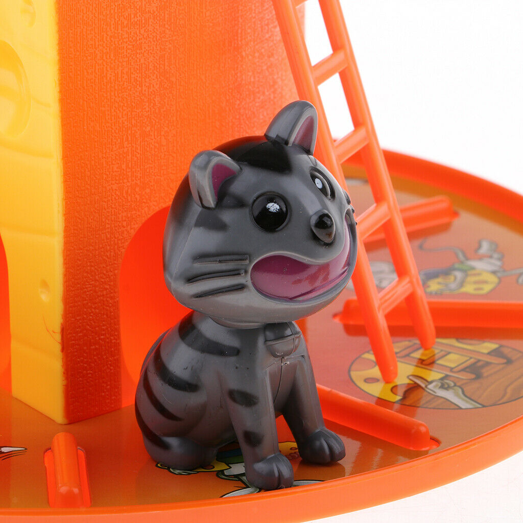 Cat and Mouse Eat Cheese Table Game Entertainment Parent-Child Interaction