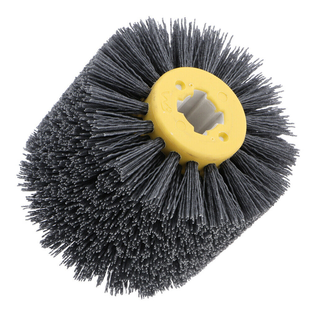 2 Pieces Durable 120 x 100mm Wire Drawing Wheel Metal for Wood Polishing