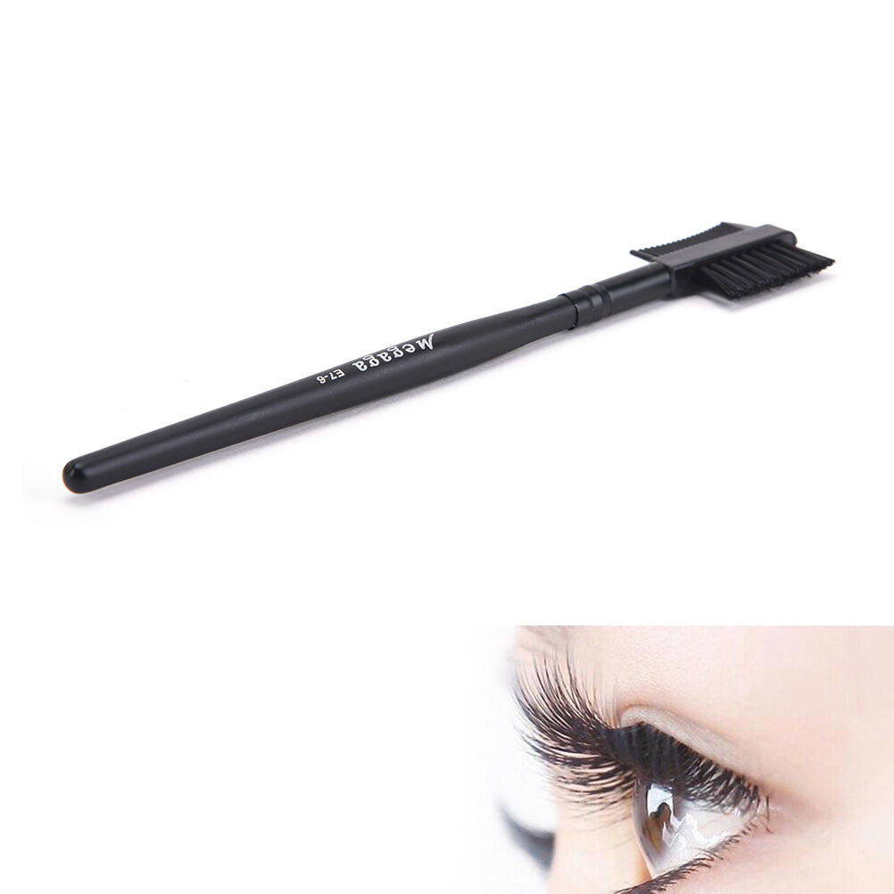 Girl 2in1 Eyebrow Eyelash Dual-Comb Extension Brush Comb Cosmetic Makeup Comb Rf