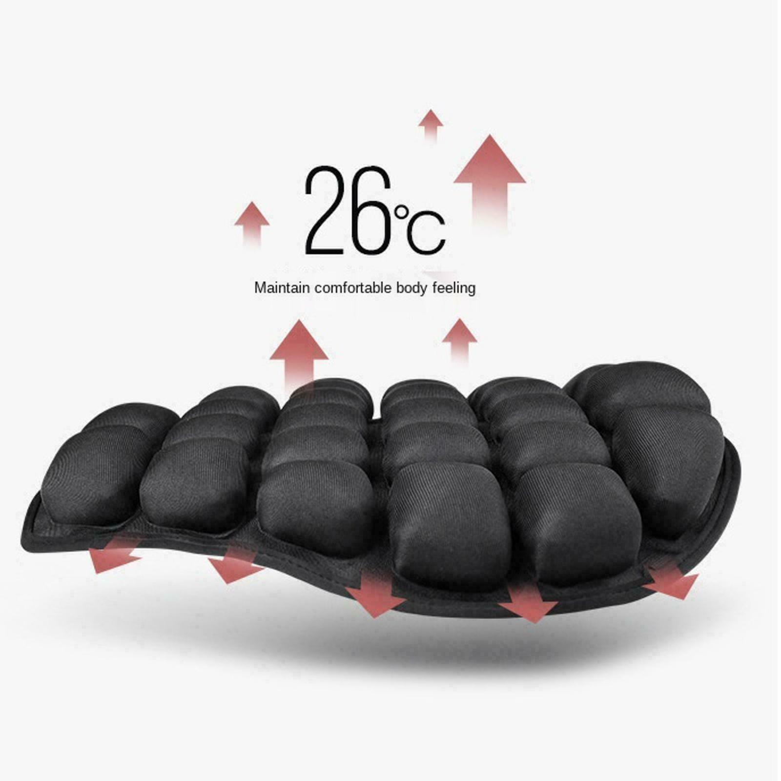 Motorcycle Seat Cushion Air Water Fillable Seat Pad Pressure Relief Cushion Mat