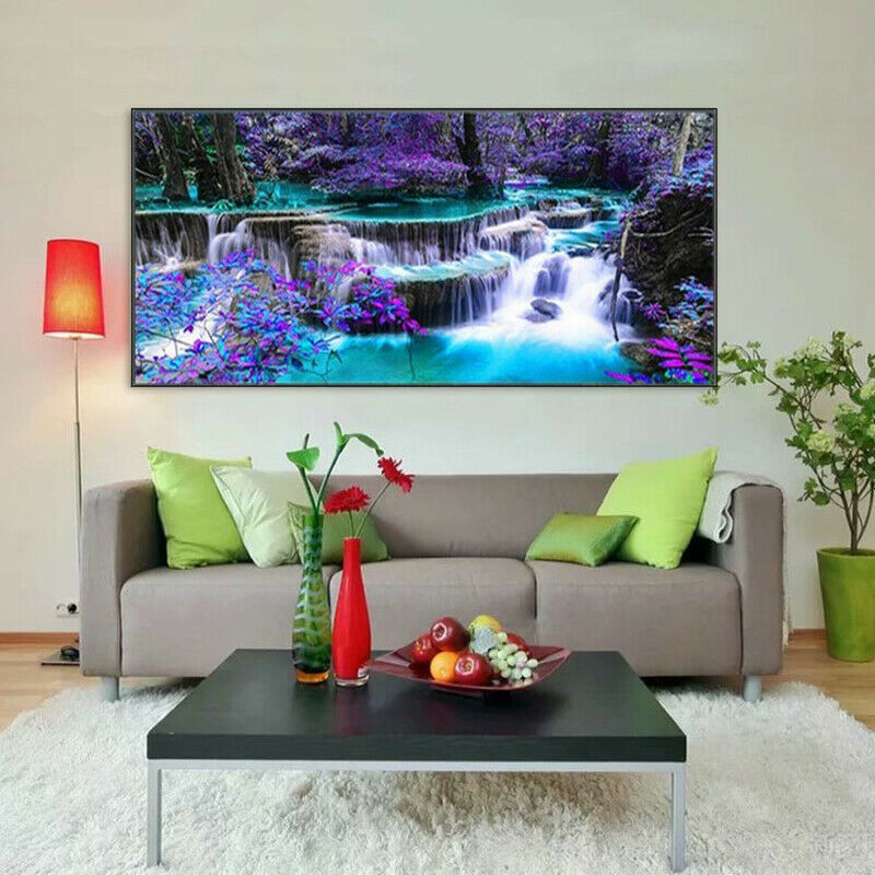 DIY 5D Full Drill Diamond Painting Large Landscape Embroidery Kit Decor Mural HN