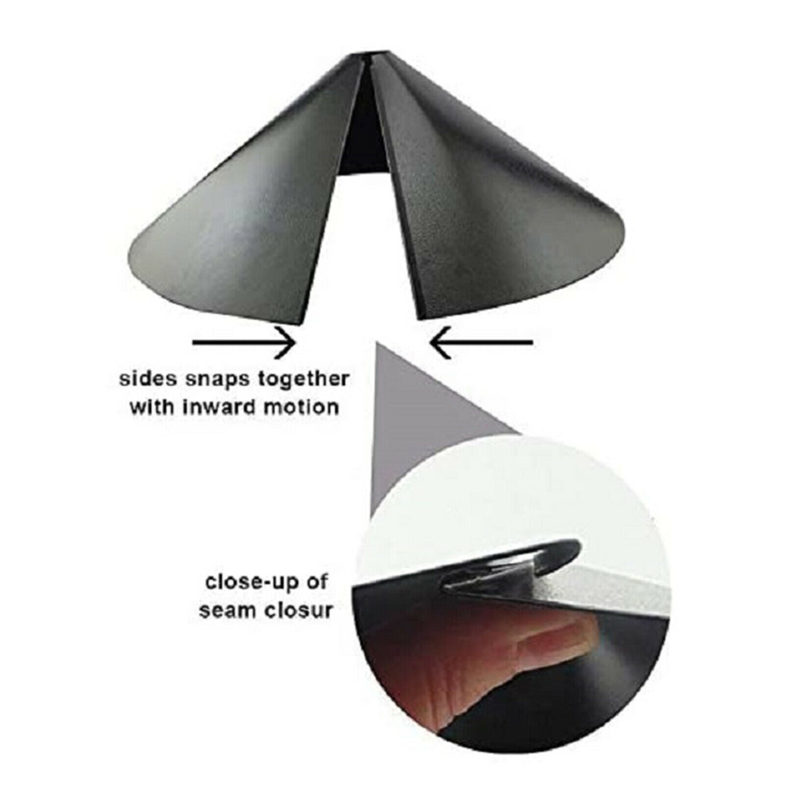 2X Wrap Around Squirrel Raccoon Baffle Wrap Protect Hanging Bird Feeders Poles