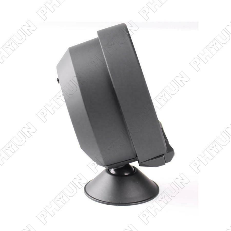 74mm LED Car SUV Oil Press Gauge w/ Sensor + Holder Black Shell 12V Universal