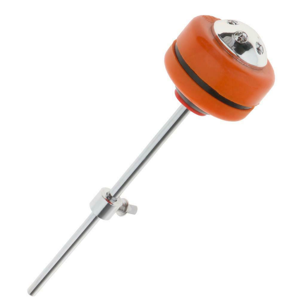 Bass Drum Beater Silicone Hammer Steel Shaft for Drummer Percussion Parts